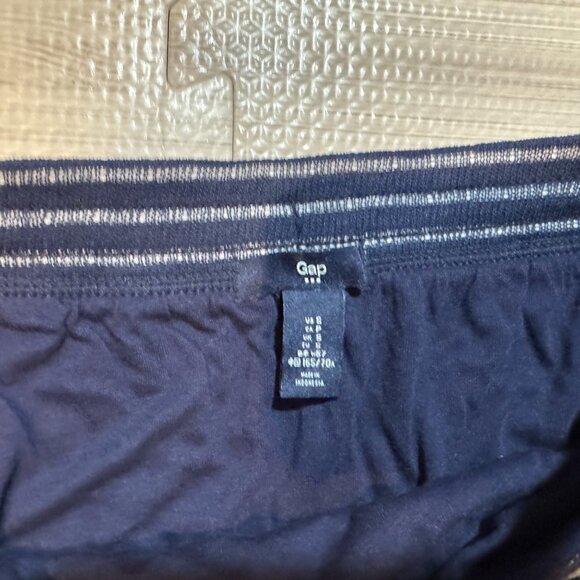 NWOT Gap Women's Blue Stripe Tie Waist Mini Skirt - Picture 2 of 3
